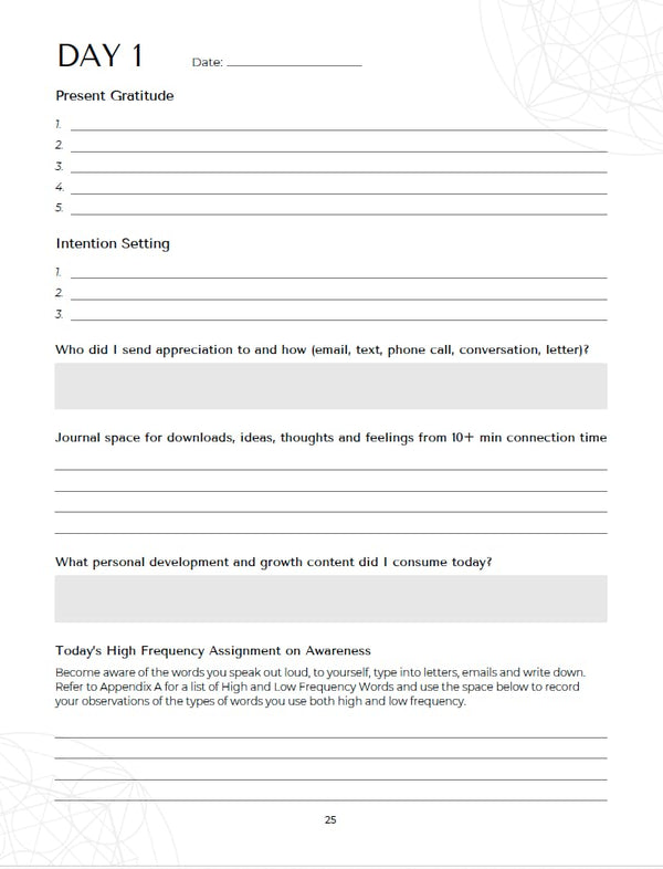 Elevate: 50 Days to Transformation Workbook + Journal