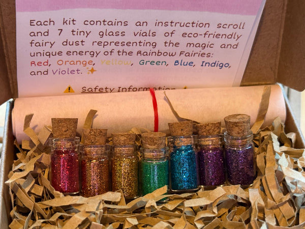 Rainbow Fairies: a Field Guide PLUS Fairy Dust Kit Bundle