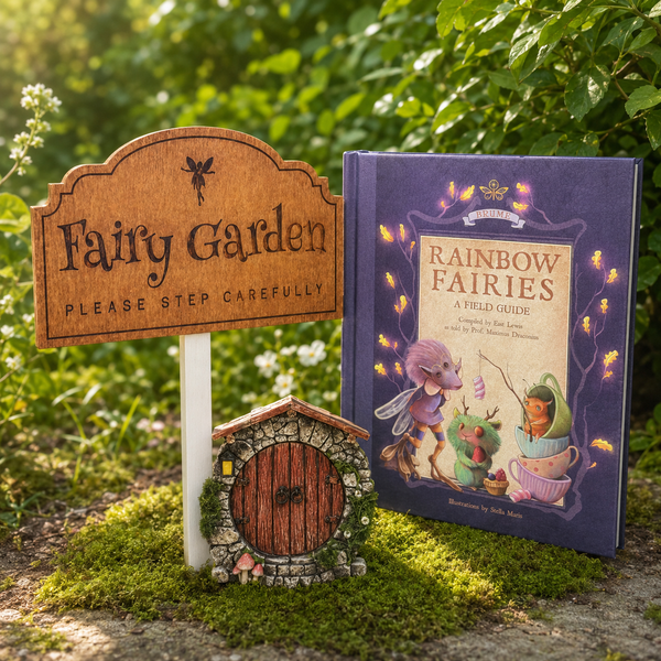 Rainbow Fairies: a Field Guide PLUS Fairy Door and Garden sign