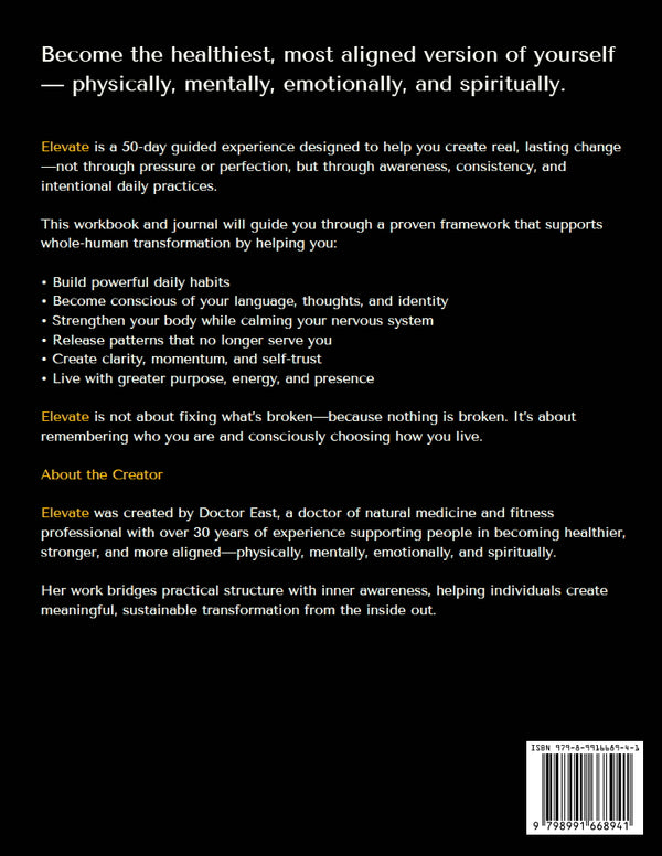 Elevate: 50 Days to Transformation Workbook + Journal