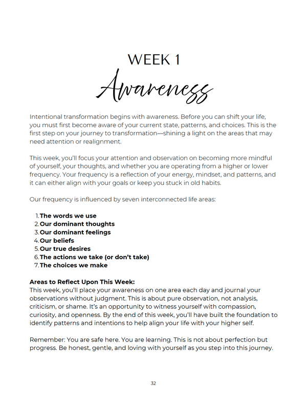 Elevate: 50 Days to Transformation Workbook + Journal