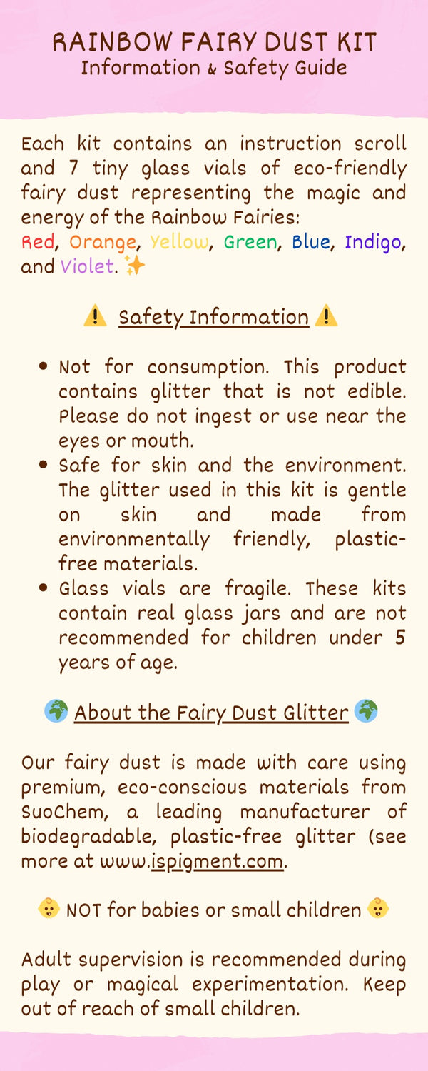 Rainbow Fairies: a Field Guide PLUS Fairy Dust Kit Bundle