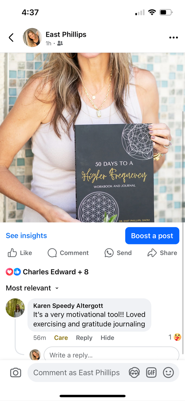 50 Days to a Higher Frequency Workbook + Journal