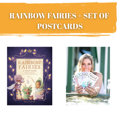 Rainbow Fairies + Set of post cards    