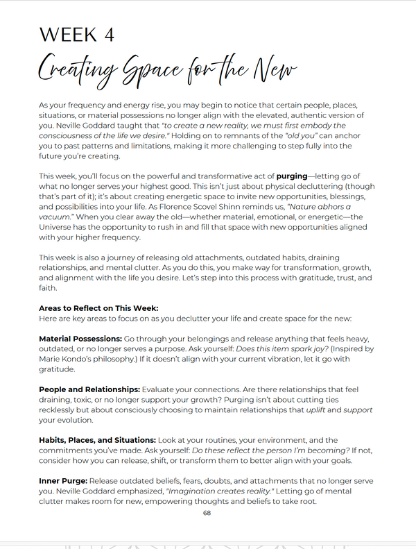 Elevate: 50 Days to Transformation Workbook + Journal