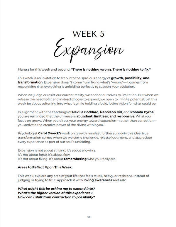 Elevate: 50 Days to Transformation Workbook + Journal